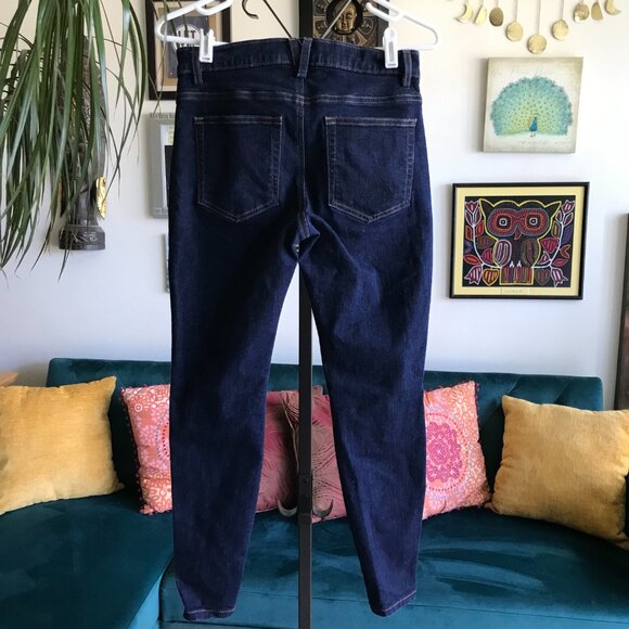 DULUTH Trading Co size 2 short Dark Stretch Denim Skinny Ankle Jeans - Picture 3 of 4